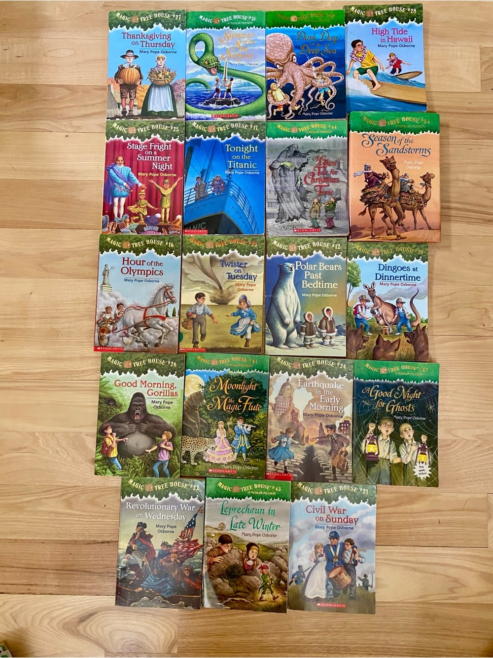 Magic Treehouse Books Series Lot of 19 Books Used